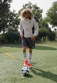 adidas Performance REAL MADRID EU PRESENTATION JACKET - Squadra - putty mauve/dark grey/charcoal