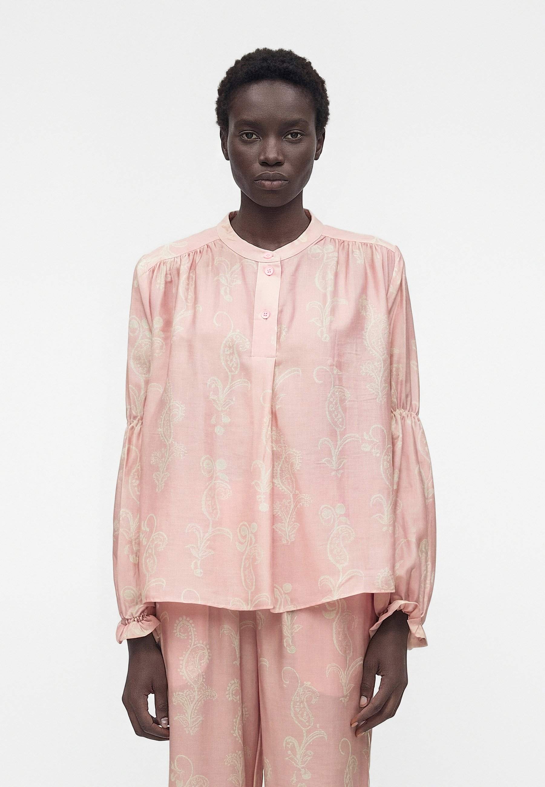 Stine Goya LONG SLEEVE - Blouse - pink/light pink - Zalando.co.uk