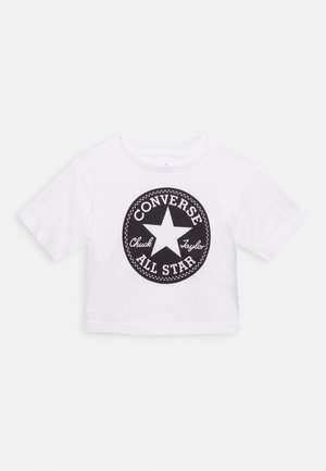 Converse SIGNATURE CHUCK PATCH BOXY TEE - T-shirt con stampa - white