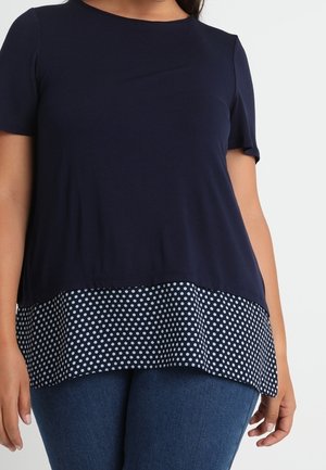 Print T-shirt - dark blue