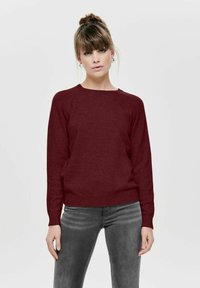 ONLY ONLLESLY KINGS NOOS - Striktrøje - merlot