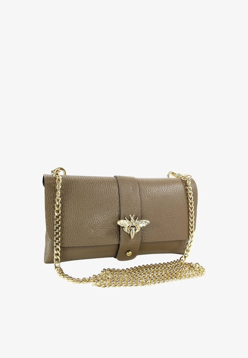 DrachenLeder TOSCANTO - Clutch - taupe