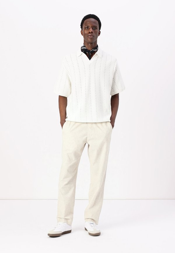 JORPAROS EASTER - Polo shirt - sea salt2