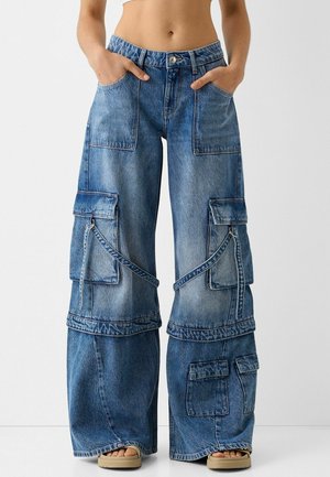 Vaqueros a campana - light-blue denim