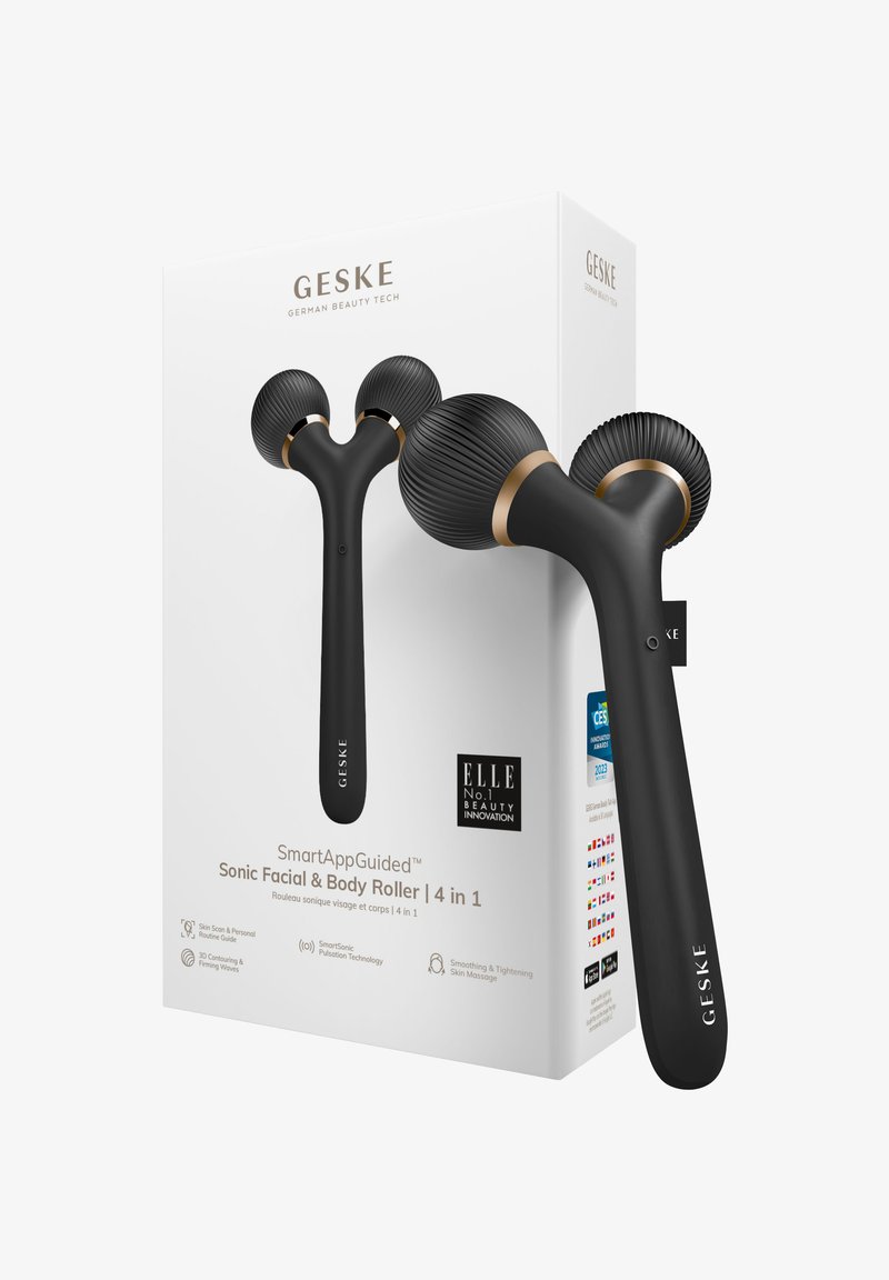 GESKE - SONIC FACIAL BODY ROLLER | 4 IN 1 - Hudplejeredskab - gray, Forstør