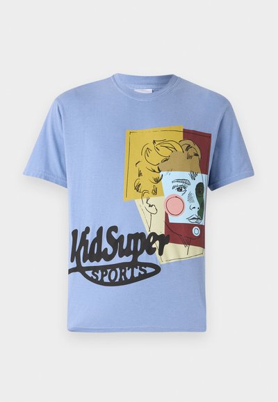 Kidsuper TEE - T-shirt estampada - blue