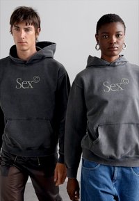 Carne Bollente THE S WORD UNISEX - Sweatshirt - washed black