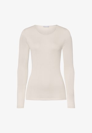 Hanro PURE - Pitkähihainen paita - pale cream