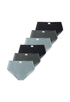 6ER PACK MODERN BRAZIL - Slip - schwarz/grün