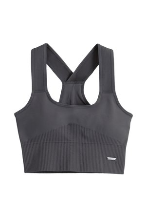 aim’n®, HIGH SUPPORT RIBBED BRA - Sujetadores deportivos con sujeción alta - shadow grey