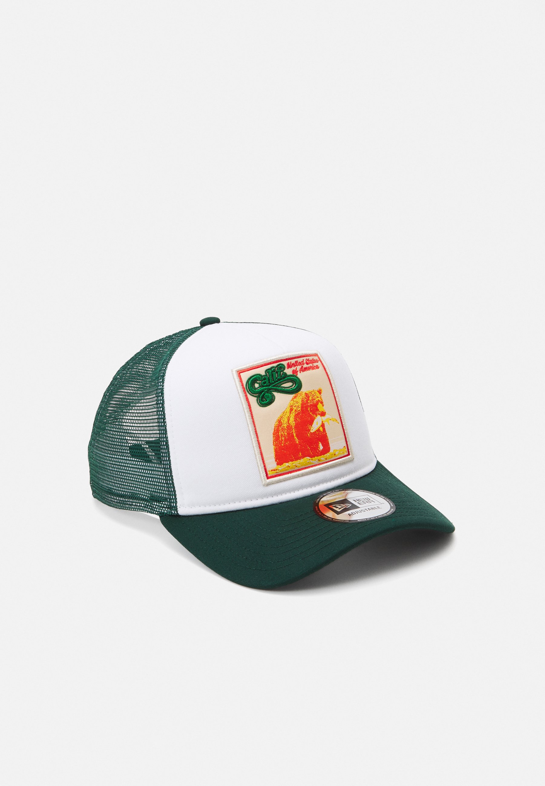 New Era Trucker Cap Dark Green - Verstellbare Baseballkappe Mit Mesh-Rücken