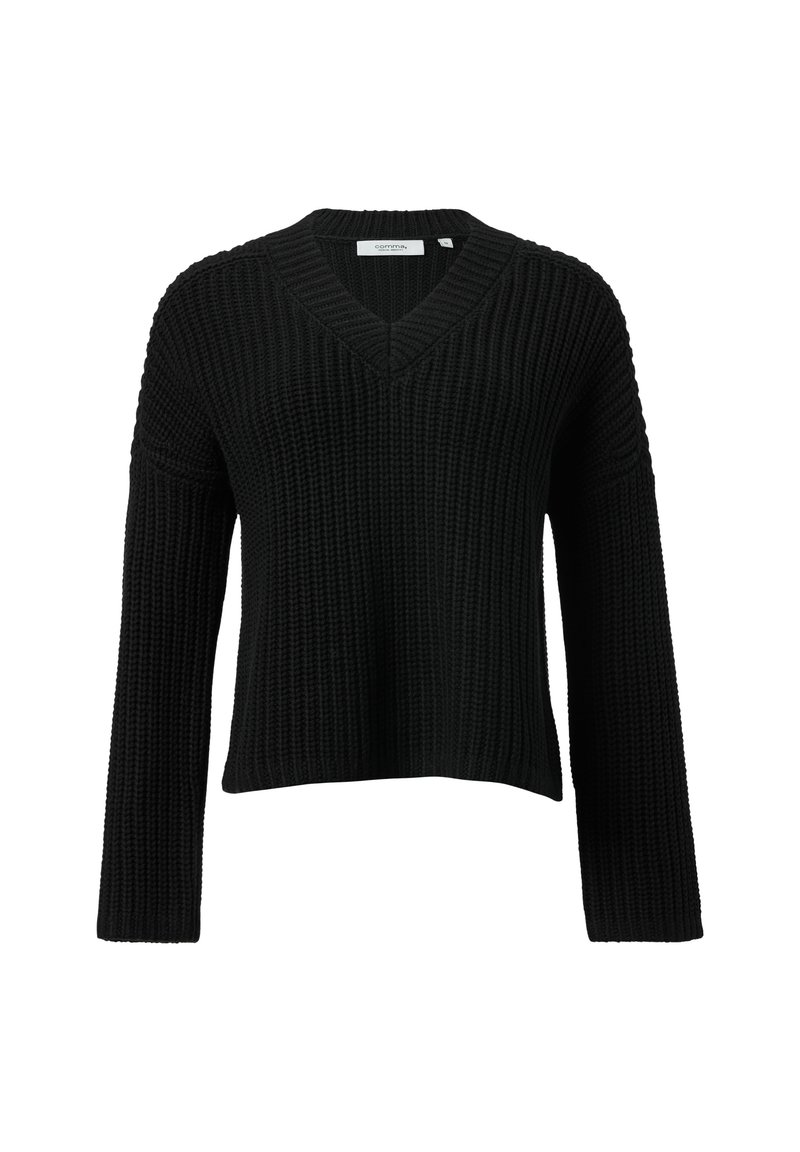 comma casual identity Trui zwart comma casual identity Trui zwart