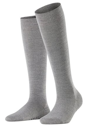 Softmerino Knee-High warm - Kojinės iki kelių - light grey