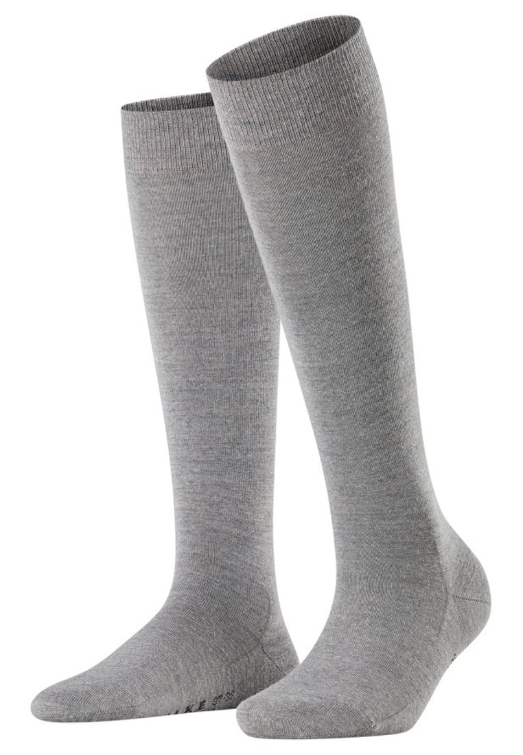 FALKE - Softmerino Knee-High warm - Calcetines hasta la rodilla - light grey, Ampliar