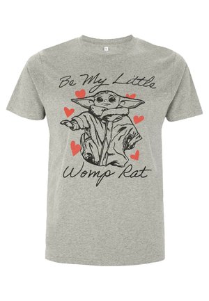 STAR WARS THE MANDALORIAN BE MY WOMP RAT - T-shirts print - melange grey