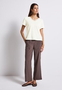 Street One LOOK - T-shirt con stampa - weiß
