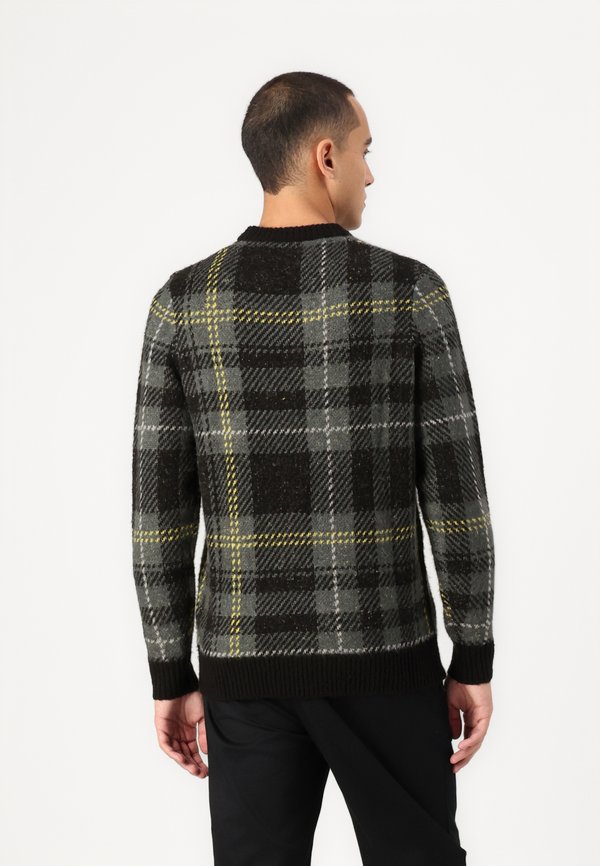 BRUSHED TARTAN CREW NECK - Jumper2
