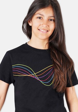 FREQUENCY - Printtipaita - black