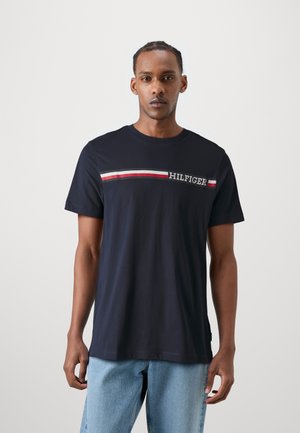 CHEST STRIPE TEE - Tričko s potlačou - desert sky