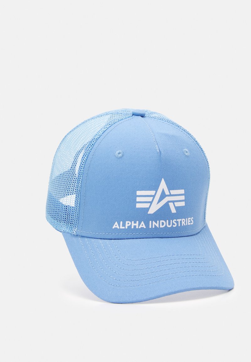 blue/hellblau light UNISEX Alpha - BASIC Industries TRUCKER Cap -