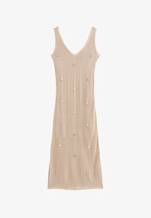 New Look, OATMEAL STITCHY APPLIQUE - Robe pull - cream
