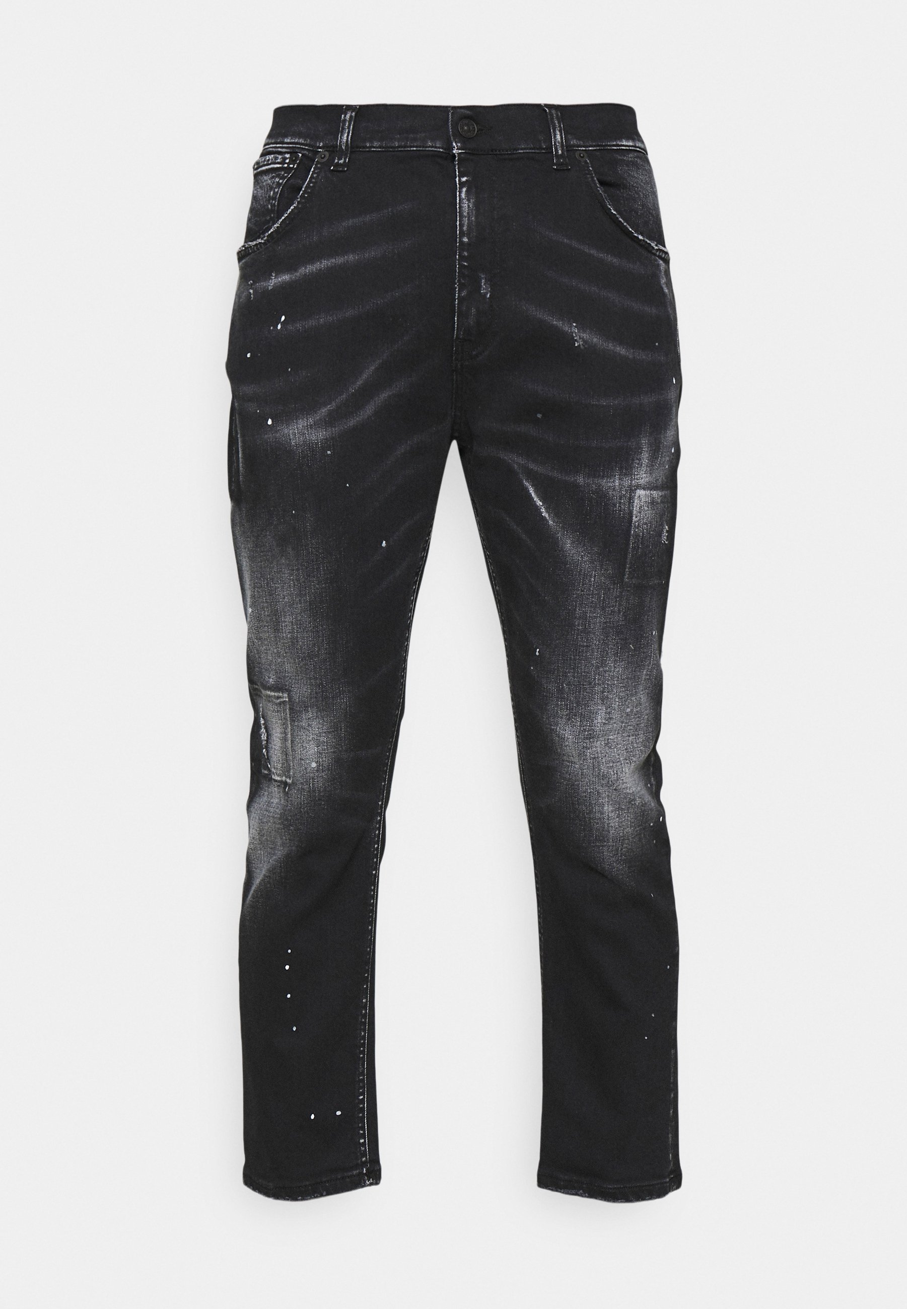 Dondup PANTALONE ALEX - Tiesaus kirpimo džinsai - black/juoda - Zalando.lt