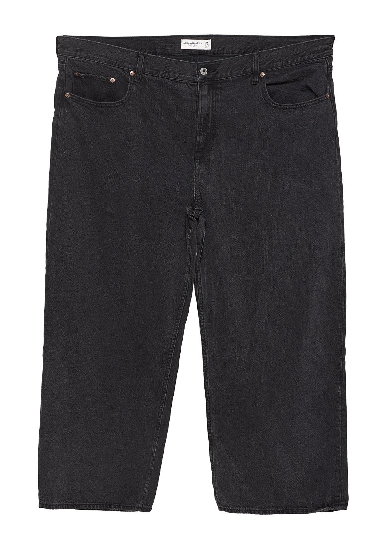 Abercrombie & Fitch Wide leg zwart