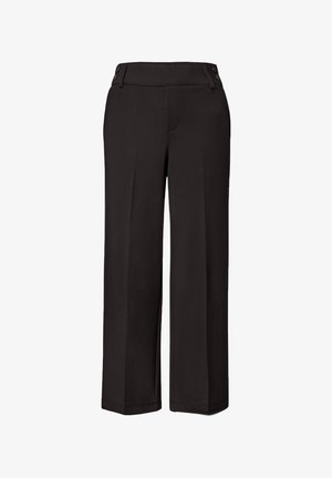 Street One, WIDE LEG HOSE MIT KNOPFDETAILS - Pantalon classique - black coffee