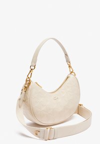 Lacoste SHOULDER BAG - Bolso de mano - bone white