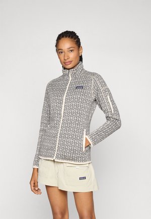 BETTER SWEATER - Sweater met rits - natural