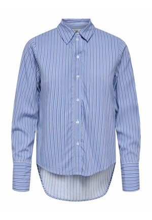 ONLBERIT LIFE NOOS WVN - Button-down blouse - blue bonnet