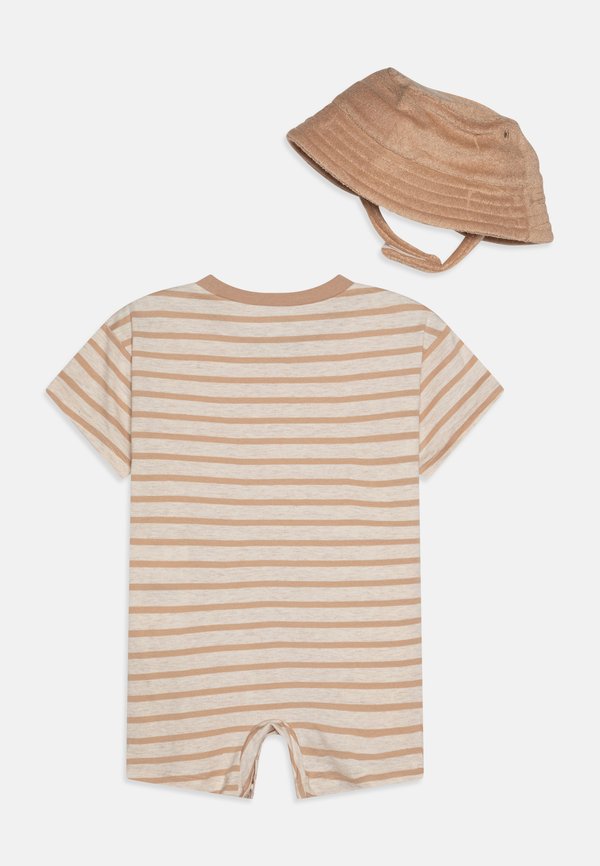 ROMPER UNISEX SET – Hut – pale ivory heather