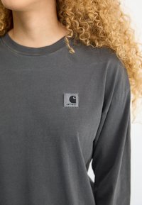 Carhartt WIP NELSON - Pikkade varrukatega topp - charcoal