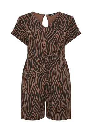 Yours Clothing, PLUS SIZE PLAYSUITS - Combinaison - chocolate