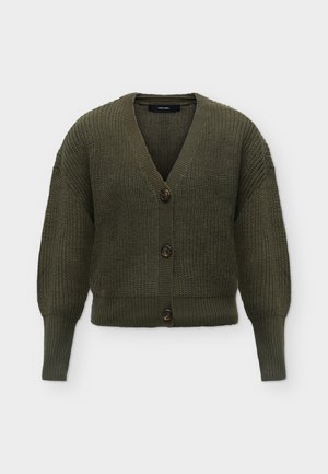 Vero Moda, VMLEA V NECK CARDIGAN - Ζακέτα - forest night