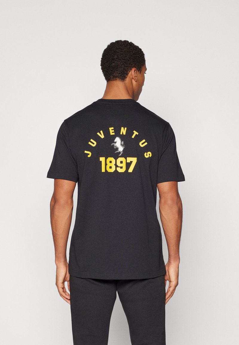 adidas Originals - JUVENTUS VRCT - Print T-shirt - black/active gold, Enlarge