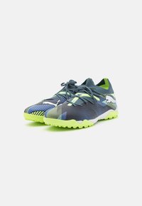 Puma FUTURE 7 MATCH TT - Scarpe da calcio per terreni sintetici - gray skies/white/fizzy apple