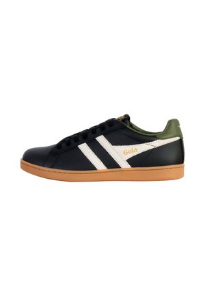 EQUIPE - Baskets basses - noir/blanc/kaki