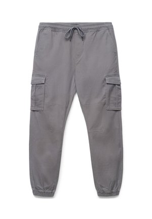 Calliope, PANTALONE LUNGO TINTA UNITA - Cargo trousers - grigio scuro