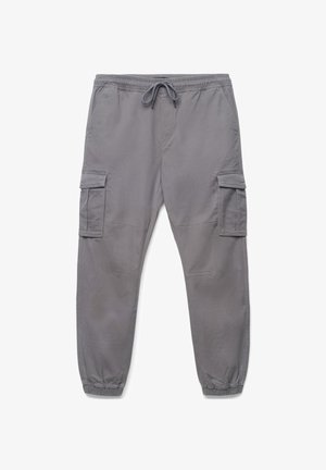 Calliope, PANTALONE LUNGO TINTA UNITA - Pantaloni cargo - grigio scuro