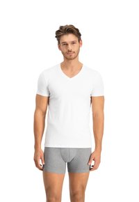 Levi's® - 3ER PACK-EOCM V-AUSSCHNITT K - Lihtne T-särk - weiß Väikepilt 1