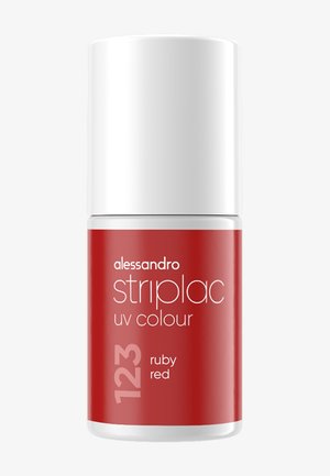 alessandro STRIPLAC UV COLOUR - Nagellack - ruby red