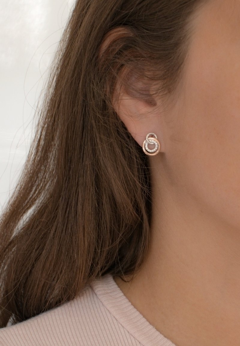 Rafaela Donata - Boucles d'oreilles - silber/roségold, Agrandir