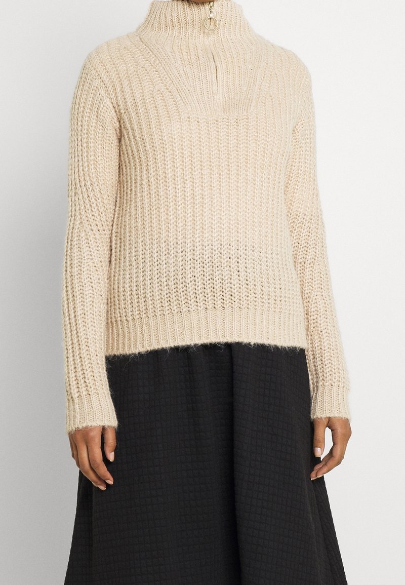 b.young Strickpullover - beige