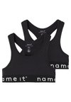 NKFSHORT 2 PACK - Topp - black