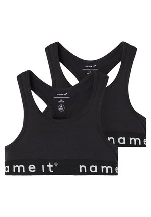 NKFSHORT 2 PACK - Bustier - black