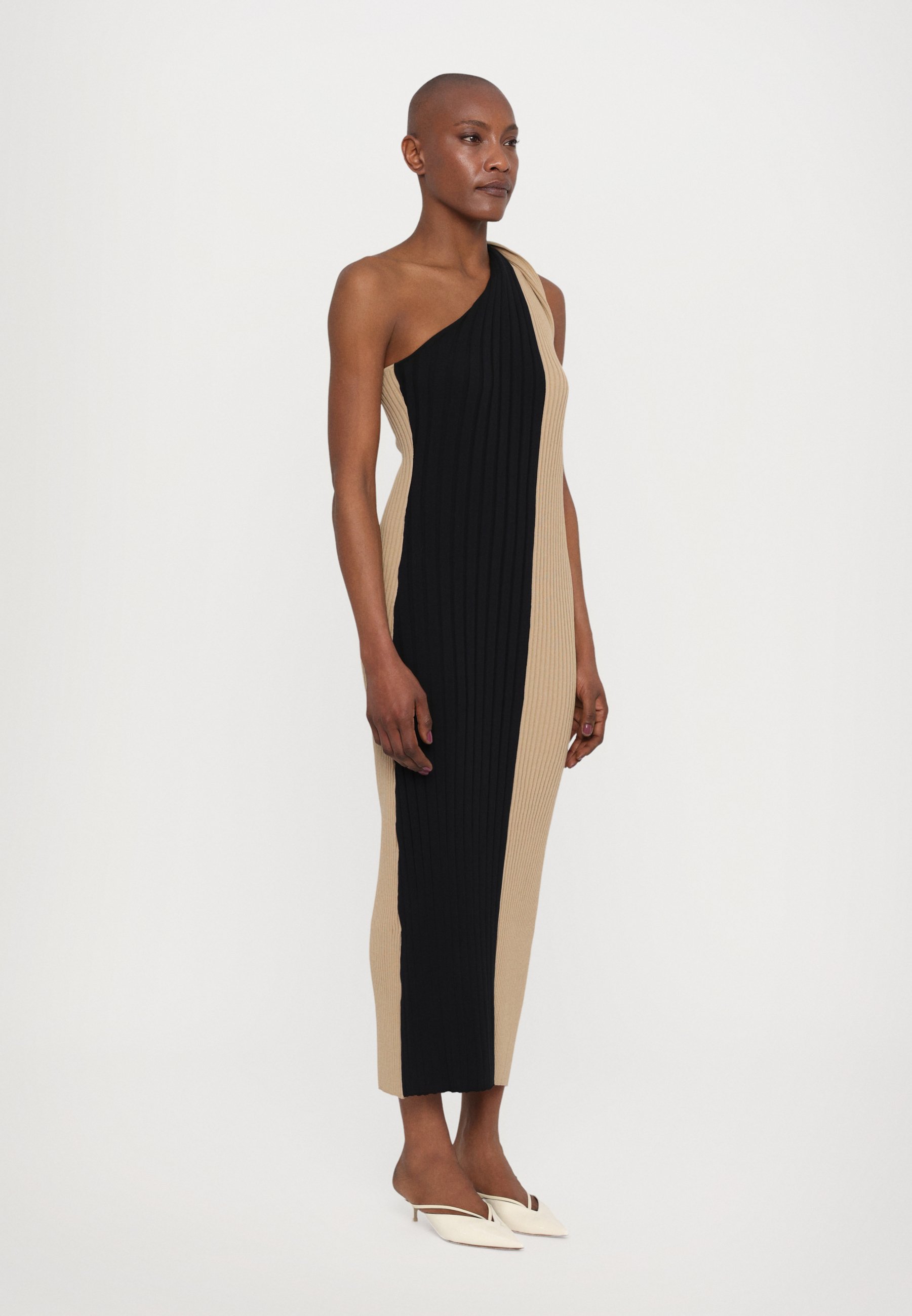 By Malene Birger NOTO - Jumper dress - black/beige/black - Zalando