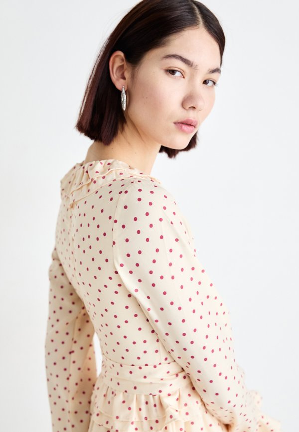 BETTA RUFFLE MINI DRESS - Day dress - cream3