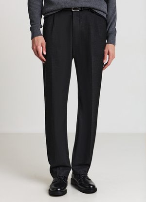 Calliope WIDE LEG - Stoffhose - var grigio scuro melange