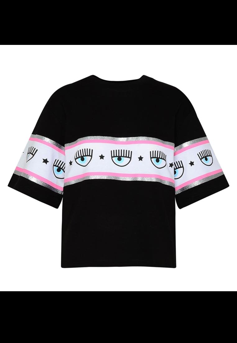 CHIARA FERRAGNI T-shirt print zwart